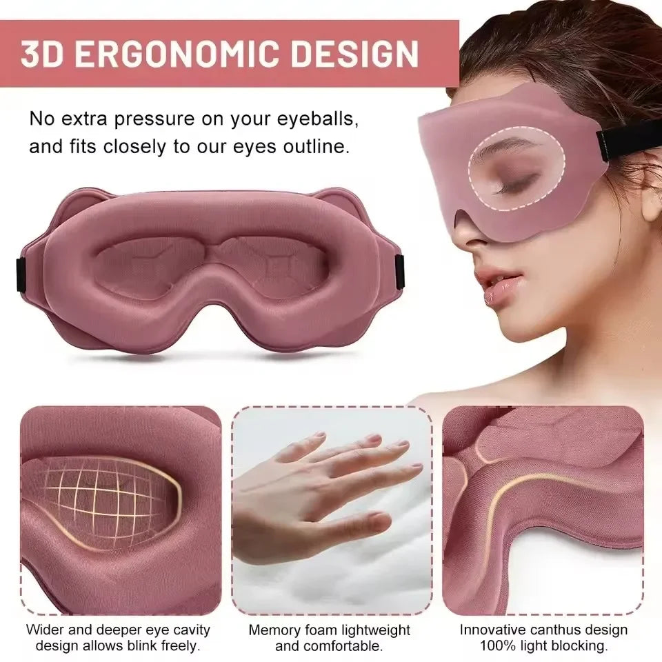 Light Blocking Silk Sleep Mask (100% Off)
