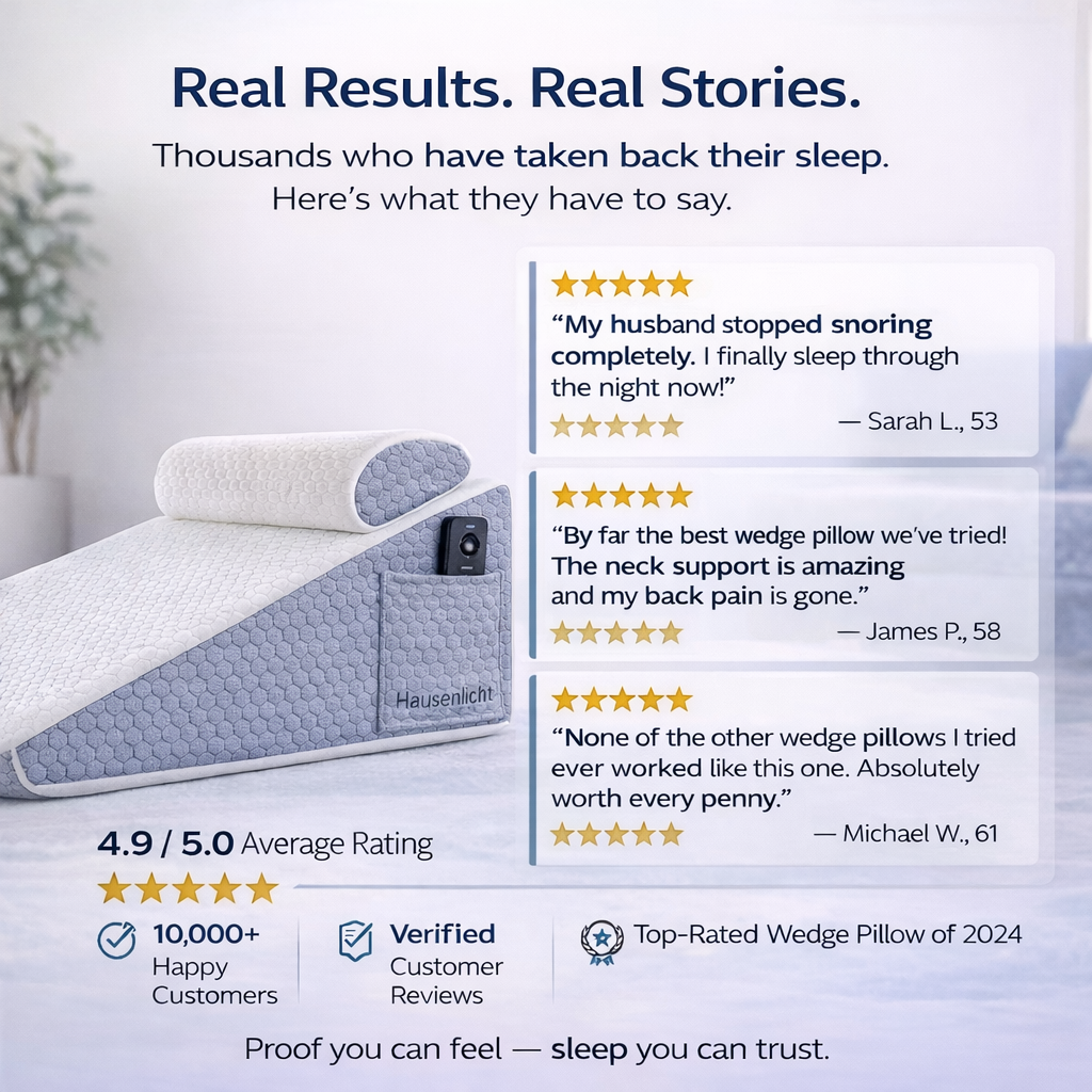 The Hausenlight Wedge Pillow